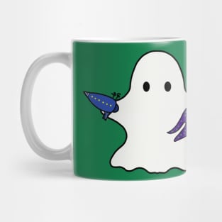 Space Ghosts : Ray Gun & Alien Plush Mug